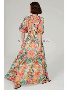 One33 Social NWT The Francesca Floral Maxi Dress Size 4